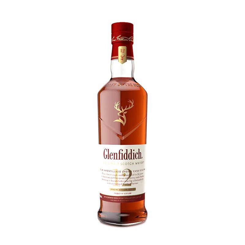 Glenfiddich 12 Year Old Sherry Cask Finish Scotch Whiskey 750ml - Uptown Spirits