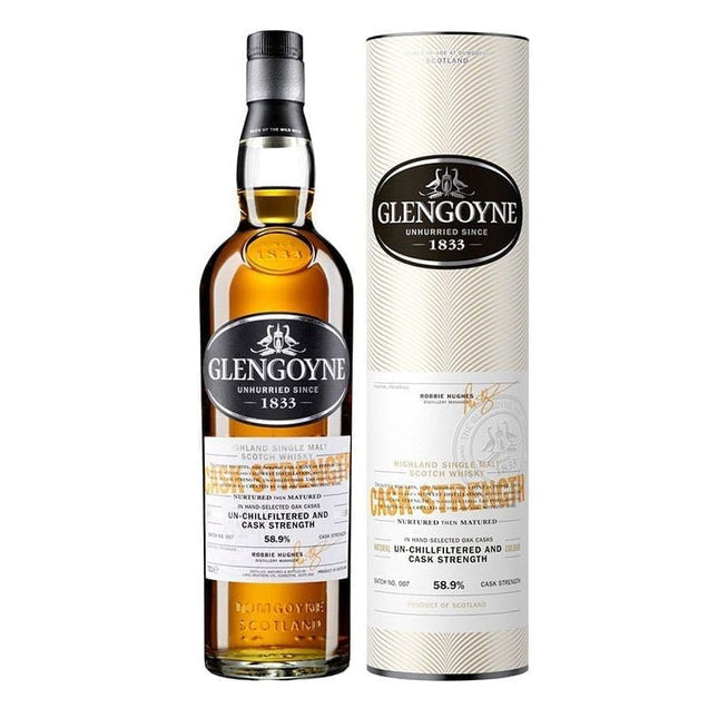 Glengoyne Single Malt Cask Strength Scotch Whiskey 750ml - Uptown Spirits