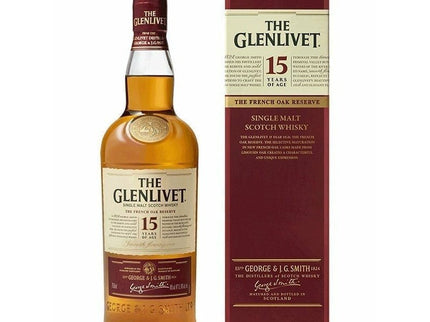 Glenlivet 15 Year Single Malt Scotch Whiskey 750ml - Uptown Spirits