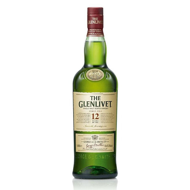 Glenlivet First Fill 12 Year Old Scotch Whiskey 750ml - Uptown Spirits