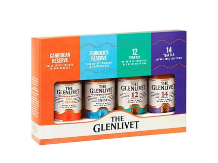 Glenlivet Gift Set 4/50ml - Uptown Spirits