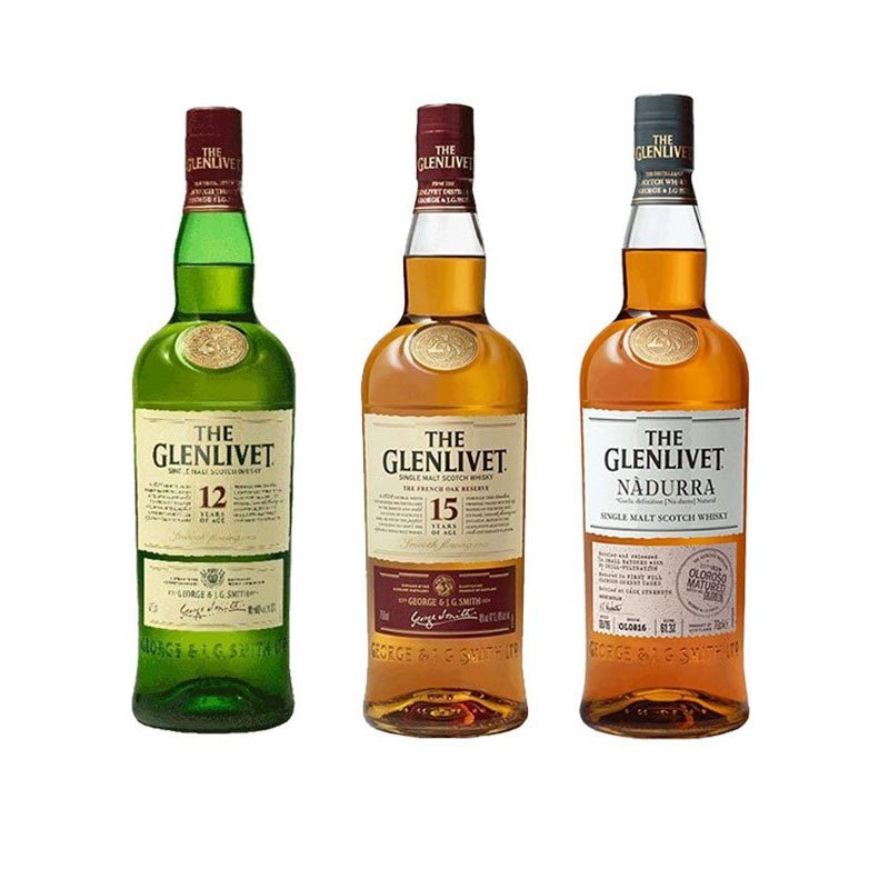Glenlivet Single Malt Selection Gift Set 3/750ml - Uptown Spirits
