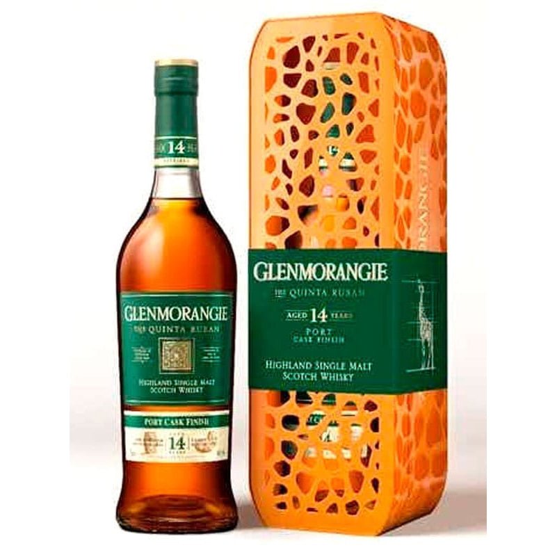 Glenmorangie The Quinta Ruban 14 Years Scotch Whiskey Giraffe Set - Uptown Spirits