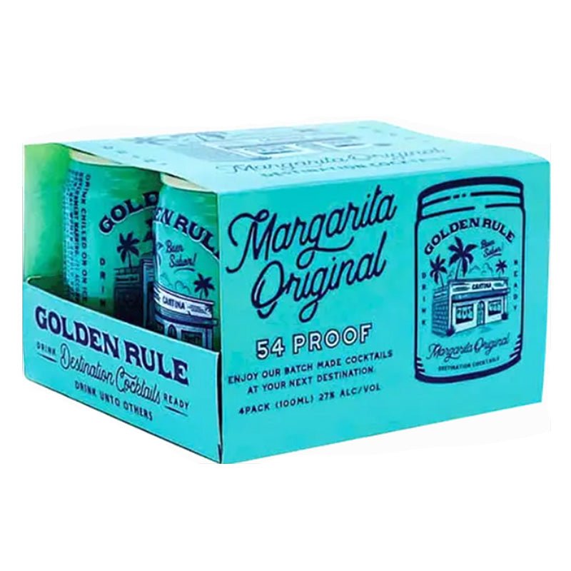 Golden Rule Margarita Original Cocktails 4/100ml - Uptown Spirits