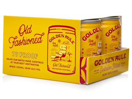 Golden Rule Old Fashioned Cocktails 4/100ml - Uptown Spirits