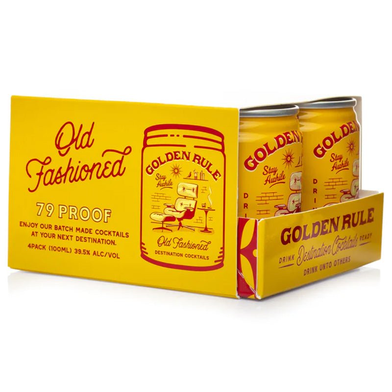 Golden Rule Old Fashioned Cocktails 4/100ml - Uptown Spirits