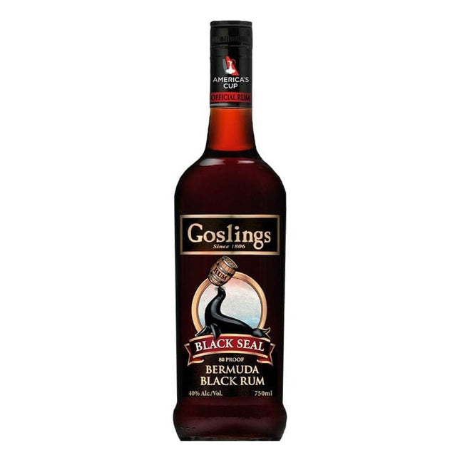 Goslings Black Seal Bermuda Black Rum 750ml - Uptown Spirits