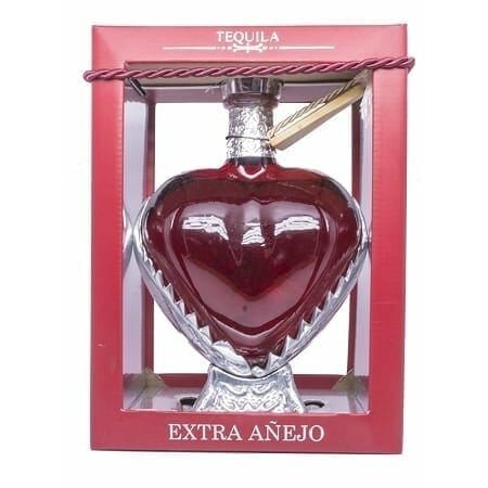 Grand Love Red Heart Extra Anejo Tequila 750ml - Uptown Spirits