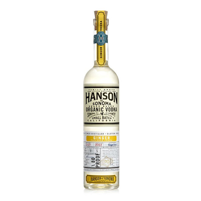 Hanson of Sonoma Organic Ginger Vodka 750ml - Uptown Spirits