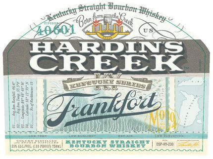 Hardins Creek Frankfort Bourbon Whiskey 750ml - Uptown Spirits