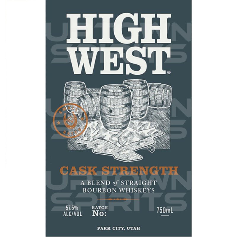 High West Cask Strength Bourbon Whiskey 750ml - Uptown Spirits