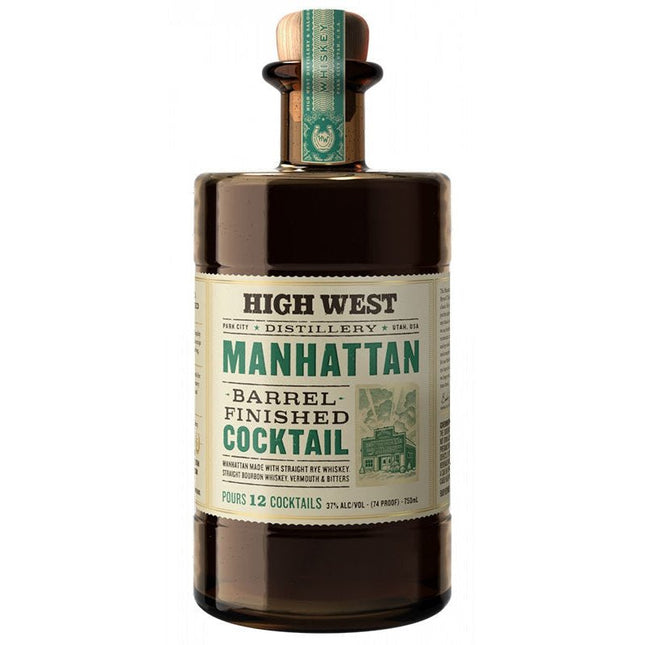 High West Manhattan Barrel Finish Cocktail 750ml - Uptown Spirits