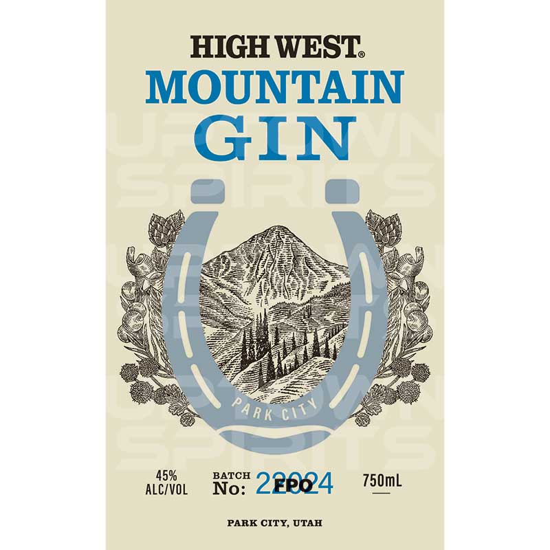 High West Mountain Gin 750ml - Uptown Spirits