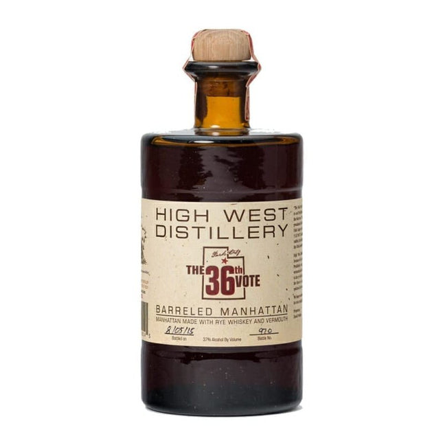 High West The 36th Vote Barreled Manhattan Whiskey - Uptown Spirits