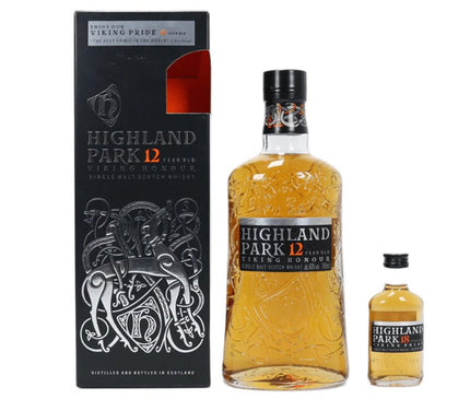 Highland park 12 Year + 50ml shot Highland park 18 Year - Uptown Spirits