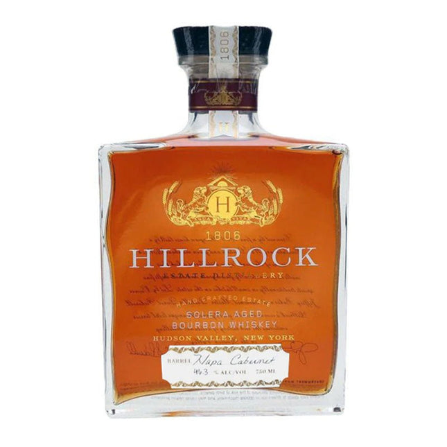 Hillrock Solera Napa Cabernet Finish Aged Bourbon Whiskey 750ml - Uptown Spirits