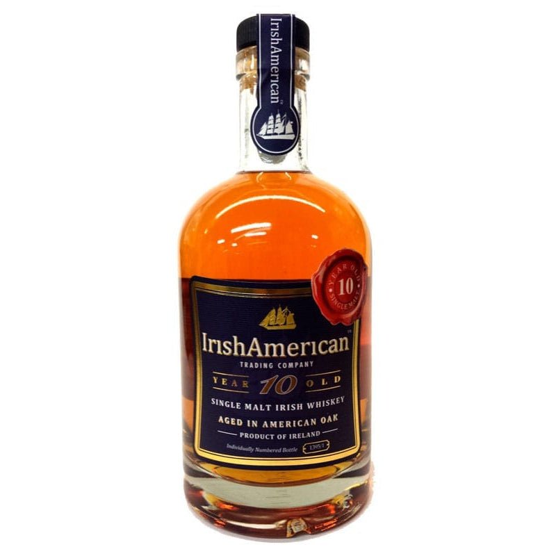 Irish American 10 Year Single Malt Irish Whiskey 750ml - Uptown Spirits