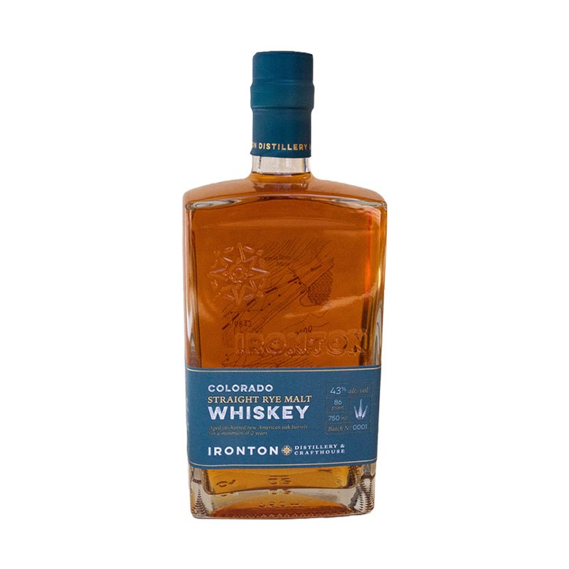 Ironton Colorado Straight Rye Whiskey 750ml - Uptown Spirits