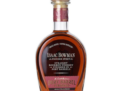 Isaac Bowman Port Barrel Finished Bourbon Whiskey 750ml - Uptown Spirits