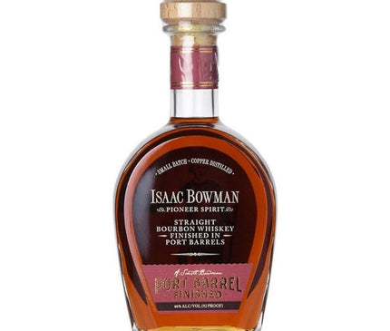 Isaac Bowman Port Barrel Finished Bourbon Whiskey 750ml - Uptown Spirits