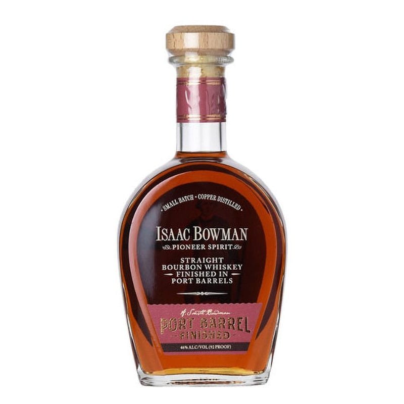 Isaac Bowman Port Barrel Finished Bourbon Whiskey 750ml - Uptown Spirits