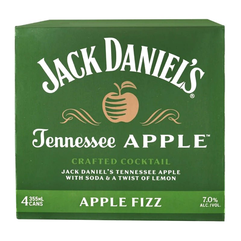 Jack Daniels Apple Fizz Cocktail Whiskey 4/355ml - Uptown Spirits