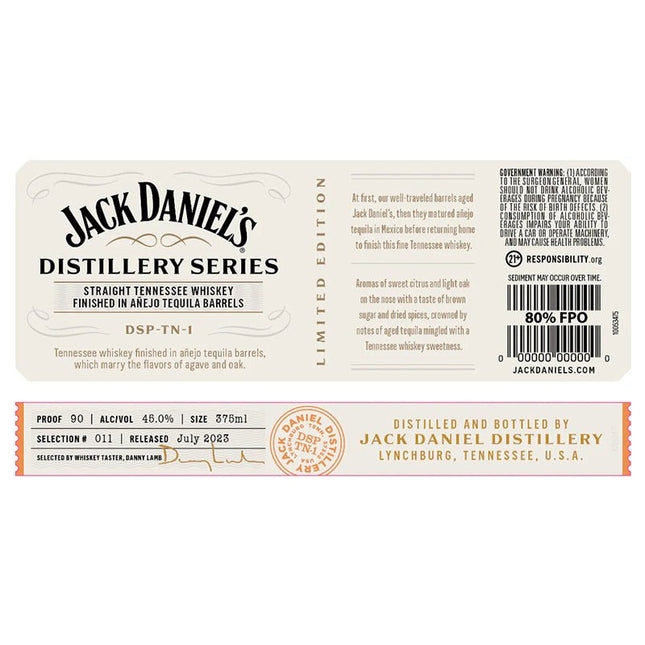Jack Daniels Distillery Series 11 Whiskey 750ml - Uptown Spirits
