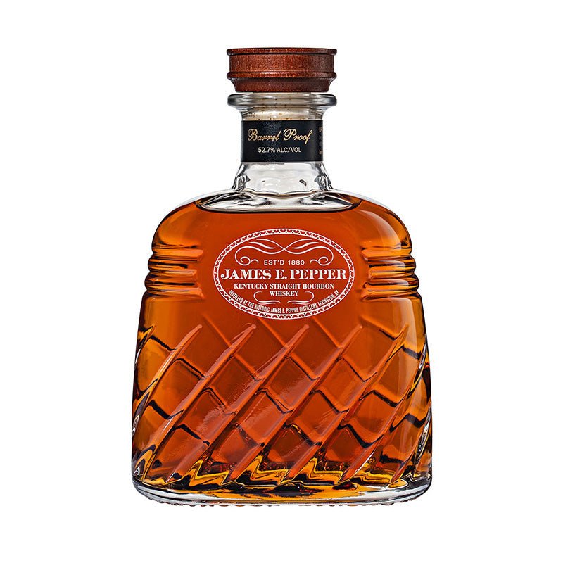 James E Pepper Decanter Barrel Proof Bourbon 750ml - Uptown Spirits