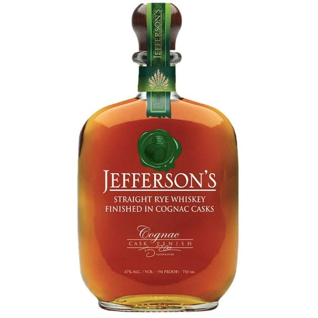 Jefferson's Cognac Cask Finish Straight Rye Whiskey 750ml - Uptown Spirits