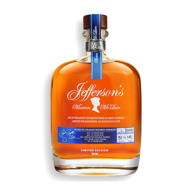 Jeffersons Marian McLain Limited Edition Bourbon Whiskey 750ml - Uptown Spirits