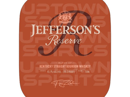 Jeffersons Reserve Bourbon Whiskey 750ml - Uptown Spirits