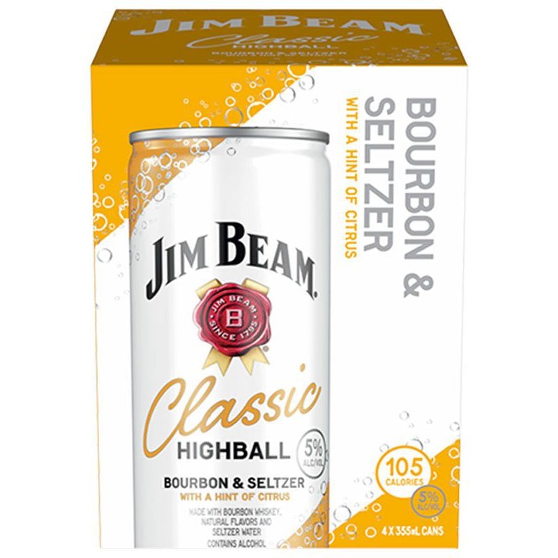 Jim Beam Classic Highball Full Case 24/355ml - Uptown Spirits