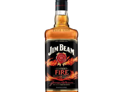 Jim Beam Kentucky Fire Bourbon Whiskey 1.75L - Uptown Spirits