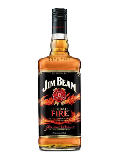 Jim Beam Kentucky Fire Bourbon Whiskey 750ml - Uptown Spirits