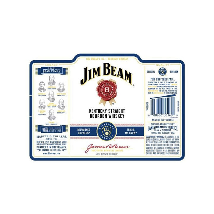 Jim Beam Milwaukee Brewers Edition - Uptown Spirits
