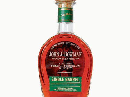 John J Bowman Single Barrel Green Label Limited Edition 750ml - Uptown Spirits
