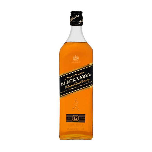Johnnie Walker 12 Year Black Label Scotch 1L - Uptown Spirits