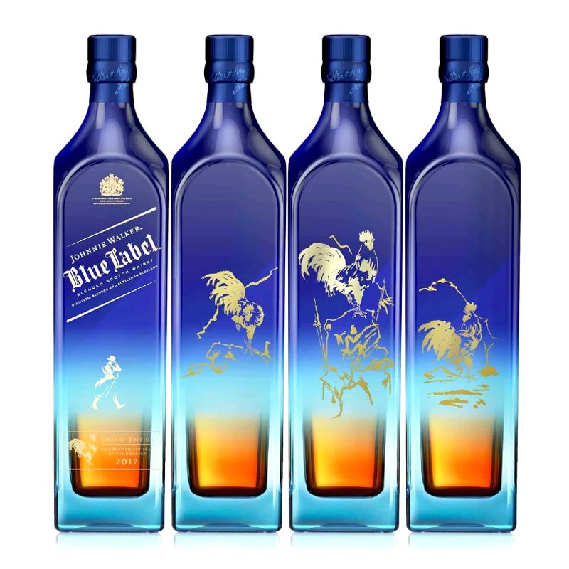 Johnnie Walker Blue Label 2017 Limited Edition Year of the Rooster Blended Scotch Whiskey 750ml - Uptown Spirits