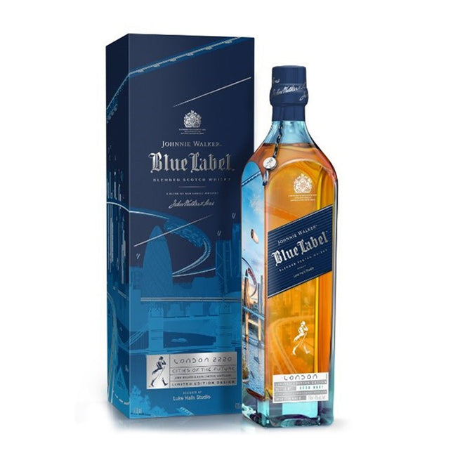 Johnnie Walker Blue Label Cities Of The Future Scotch Whiskey 750ml - Uptown Spirits