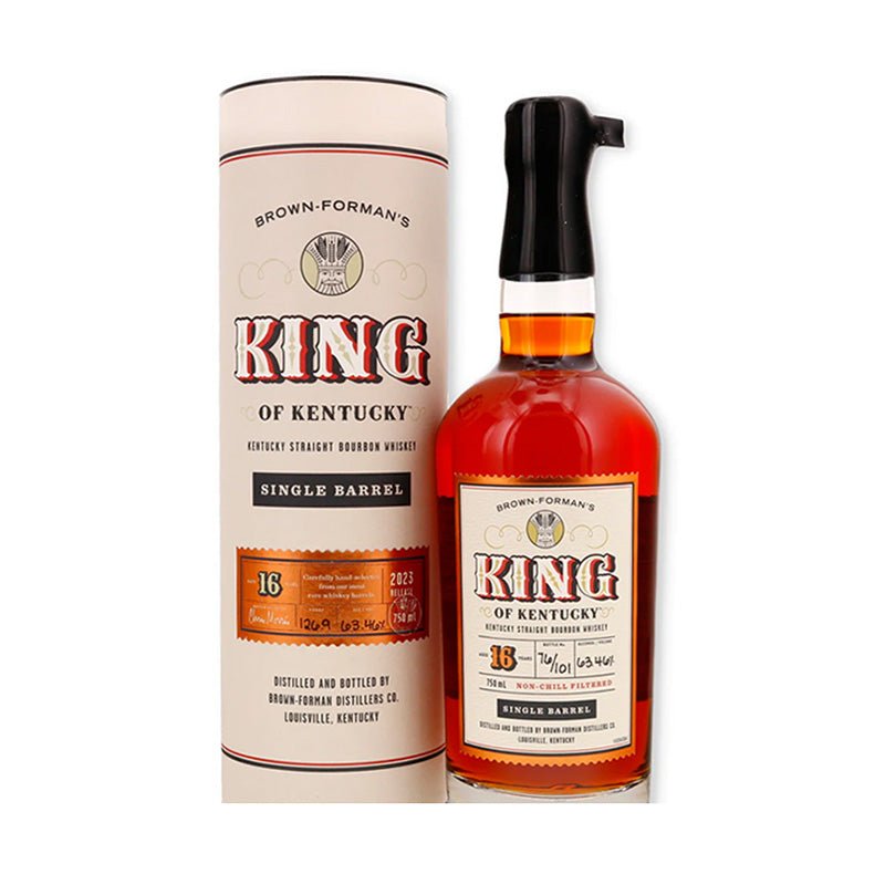King 16 Years Single Barrel Bourbon Whiskey 750ml - Uptown Spirits