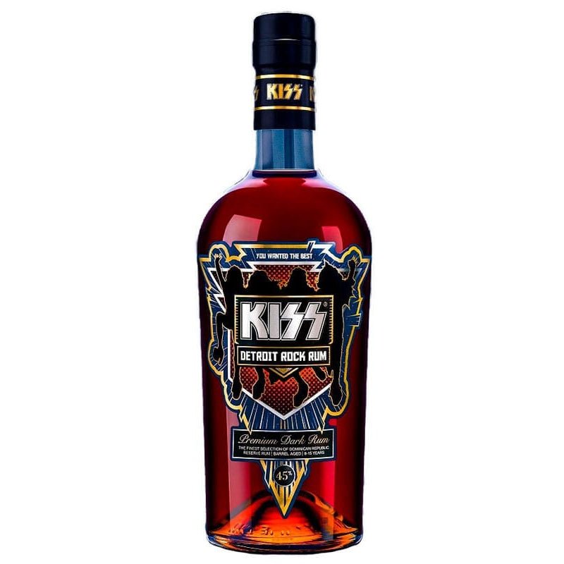 KISS Detroit Rock Rum Premium Dark Rum 700ml - Uptown Spirits