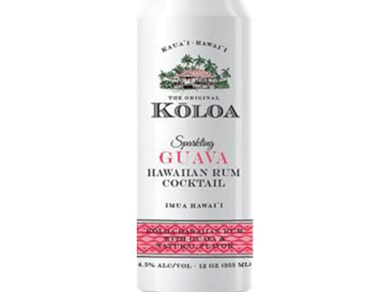 Koloa Guava Hawaiian Rum Sparkling Cocktail 4/375ml - Uptown Spirits