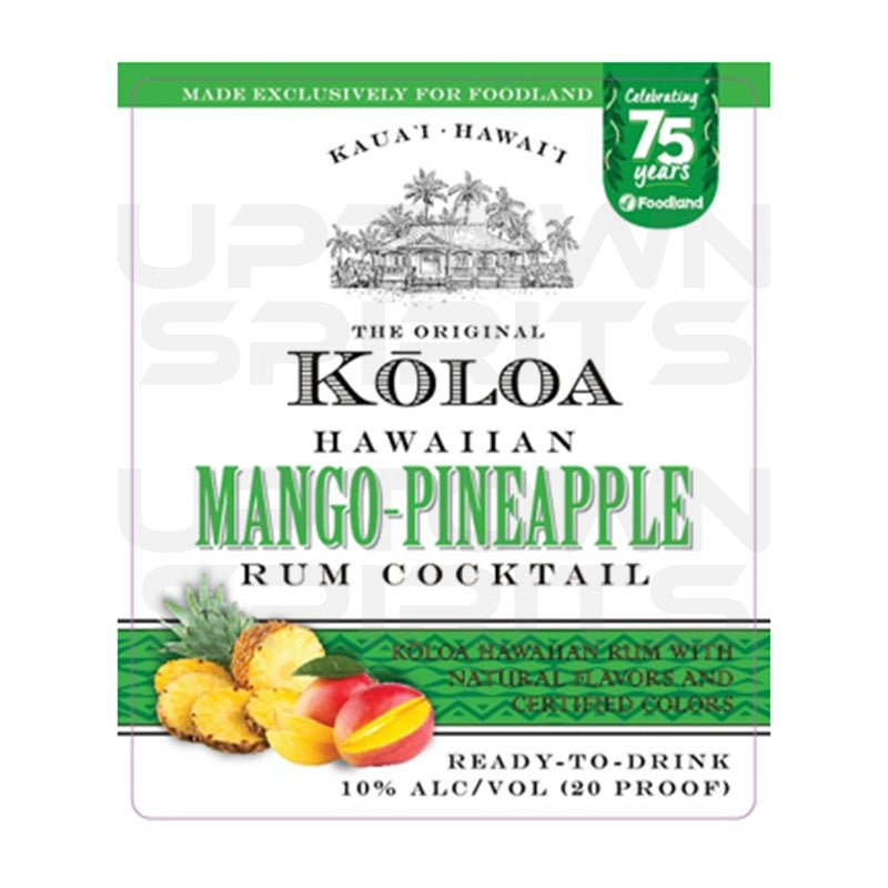 Koloa Hawaiian Mango Pineapple Rum Cocktail 1L - Uptown Spirits