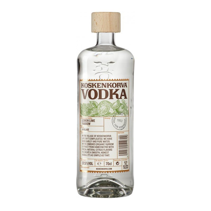 Koskenkorva Lemon Lime Yarrow Vodka 750ml - Uptown Spirits