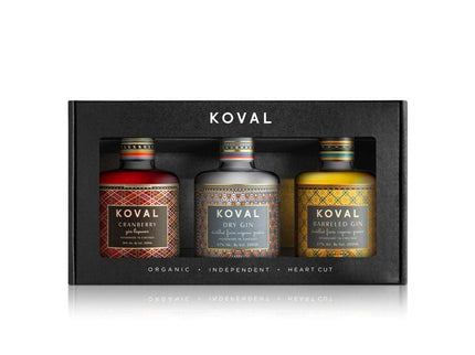 Koval Organic Gin Trio Gift Pack 3/200ml - Uptown Spirits