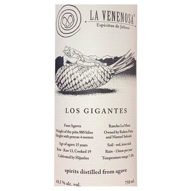 La Venenosa Los Gigantes Raicilia 750ml - Uptown Spirits