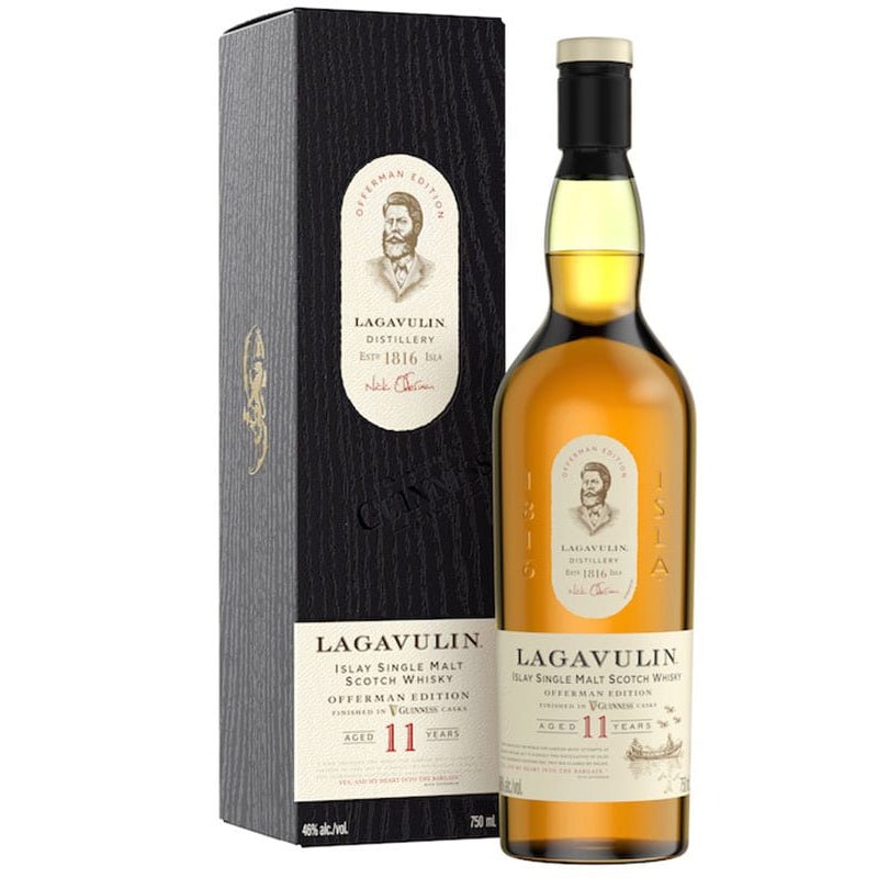 Lagavulin Offerman Edition 11 Year Guinness Cask Finish Scotch Whiskey 750ml - Uptown Spirits