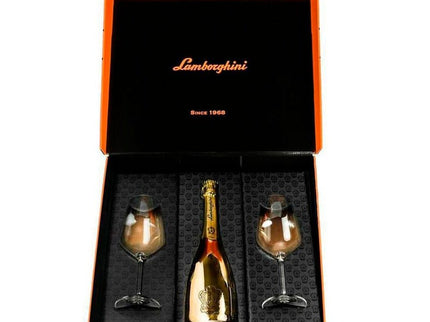 Lamborghini Oro Vino Spumante Gift Set Champagne - Uptown Spirits