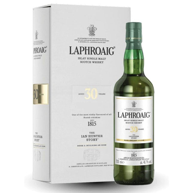 Laphroaig 30 Year The Ian Hunterâ€™s Story Book 2 Scotch Whiskey - Uptown Spirits