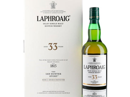 Laphroaig 33 Years The Ian Hunter Story Book 3 Scotch Whiskey 750ml - Uptown Spirits
